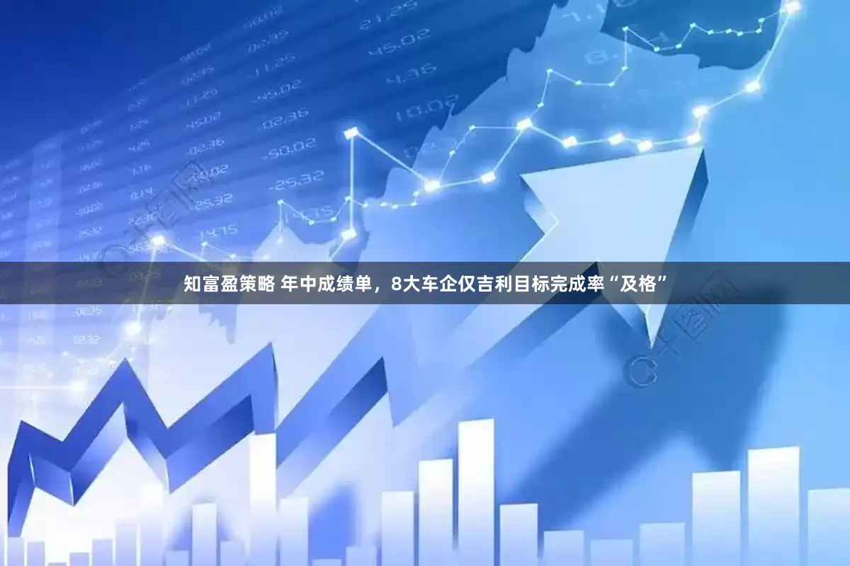知富盈策略 年中成绩单，8大车企仅吉利目标完成率“及格”
