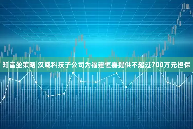 知富盈策略 汉威科技子公司为福建恒嘉提供不超过700万元担保