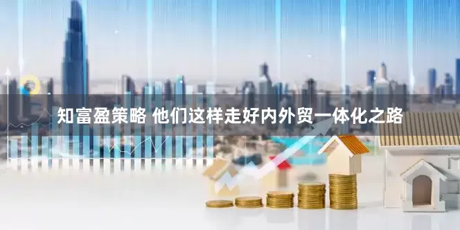 知富盈策略 他们这样走好内外贸一体化之路