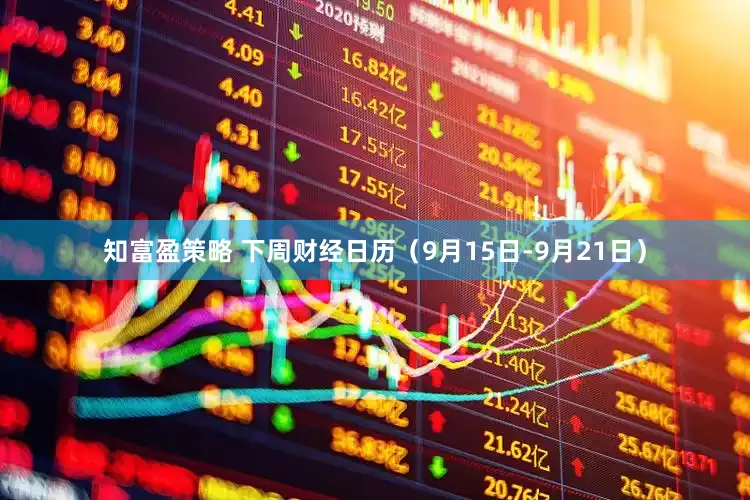 知富盈策略 下周财经日历(9月15日-9月21日)